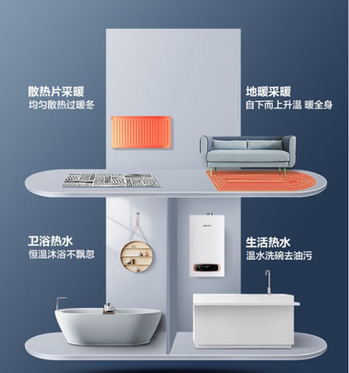 庆东纳碧安零冷水壁挂炉