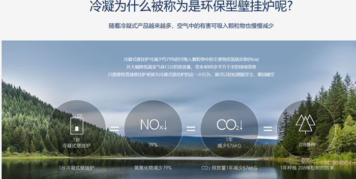 庆东纳碧安冷凝壁挂炉